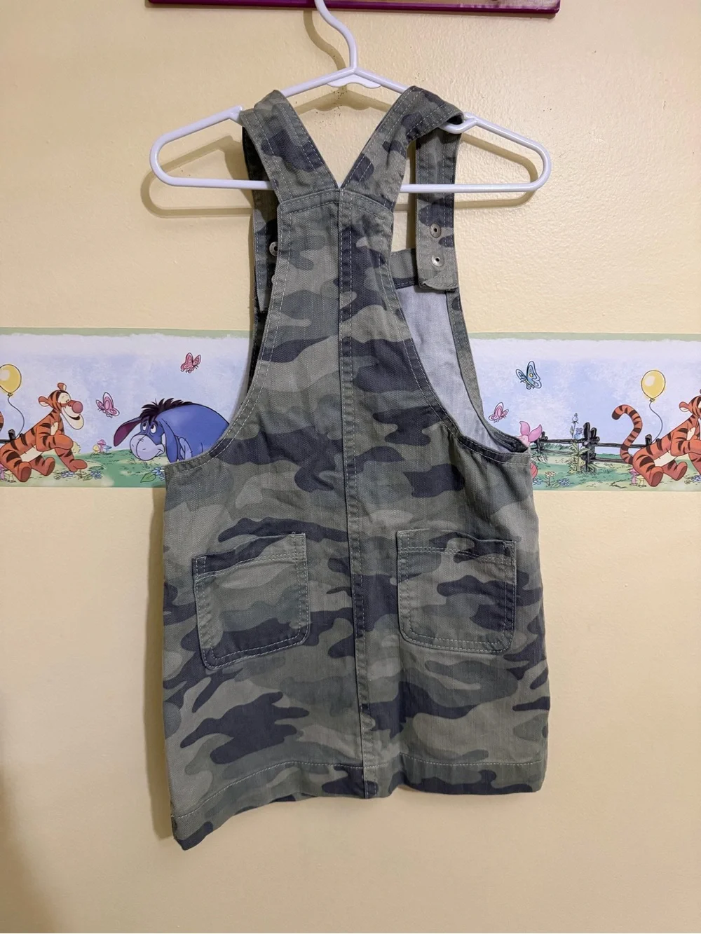 The children’s place size 4T camo overall dress Dressall